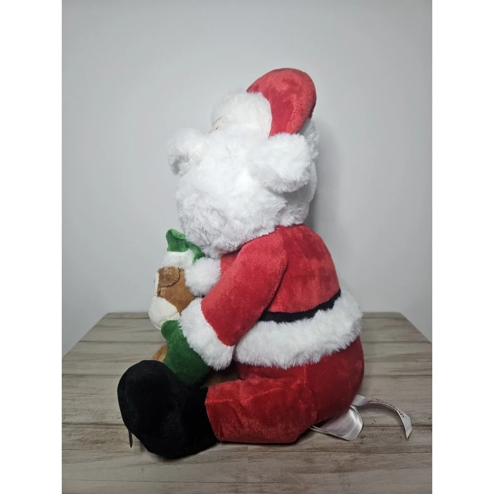 Cuddle Barn Chip n Claus Animated Christmas Santa Chipmunk Plush Musical Dancing